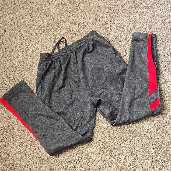 Colosseum Gray and Red Joggers UW-Madison Badgers - Picture 3 of 3